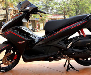 Ảnh thực tế Honda Air Blade 125 đen nhám giá 40 triệu đồng