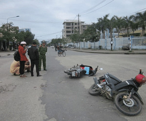Quảng Nam: Tai nạn giao thông, 2 sinh viên nguy kịch