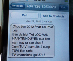 Sẽ xử lý nhà mạng nếu phát hiện tiếp tay cho tin nhắn rác