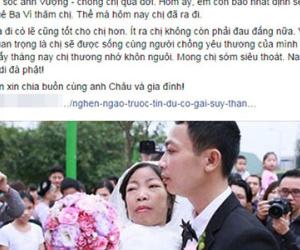 Nghẹn ngào những lời vĩnh biệt người vợ trong chuyện tình cổ tích