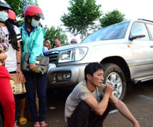 Em bất lực nhìn anh trai bị ôtô tông văng xa 5 mét