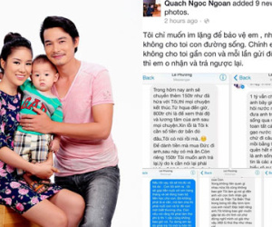 Quách Ngọc Ngoan "đáp trả" bằng loạt tin nhắn đòi tiền của Lê Phương