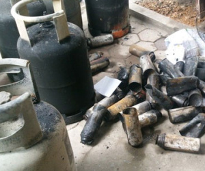 Nổ tại đại lý gas, khu dân cư hoảng loạn