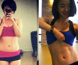 Thiếu nữ Việt giảm cân, sở hữu cơ bụng có múi