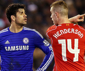 Clip: Costa và Gerrard "tẩn" nhau ngay trên sân