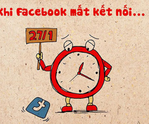 Tranh vui khi Facebook đột ngột ngừng kết nối