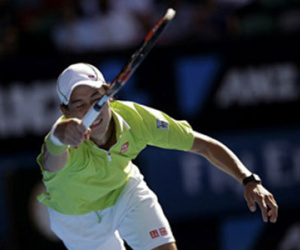 Clip: loạt rally kịch tính lên đến 24 lần chạm vợt giữa Wawrinka và Nishikori