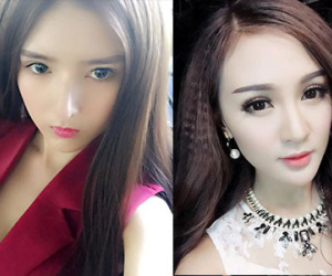 Gương mặt biến dạng của hot girl Việt khi selfie