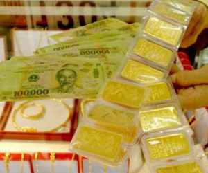 Vàng xuống dưới mốc giá 35,40 triệu đồng/lượng