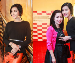 Á hậu Huyền My lần đầu khoe mẹ trẻ như "chị gái"