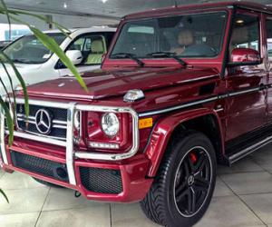 Mercedes G63 AMG màu đỏ mận độc nhất Việt Nam