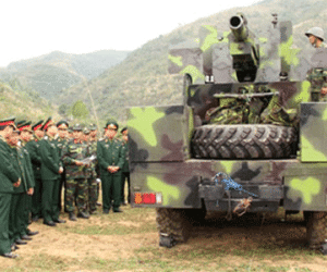 Việt Nam bắn thử nghiệm pháo tự hành 105mm