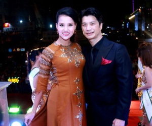 Bebe Phạm đẹp "tròn trịa" bên Dustin Nguyễn sau khi cưới
