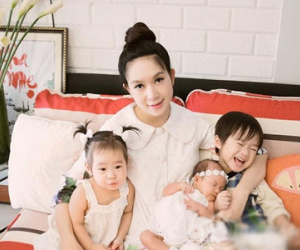 Vợ Lý Hải ngượng ngùng vì bị hiểu nhầm là không dạy con