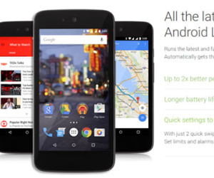 Android 5.1 bất ngờ xuất hiện trên smartphone 100 USD của Google