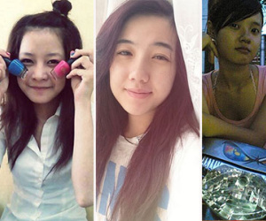 "Giật mình" trước nhan sắc không son phấn của hot girl Việt