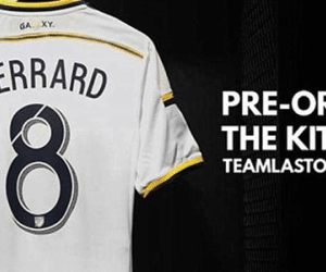 LA Galaxy bắt đầu bán áo đấu của Gerrard