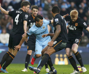 Man City 1-1 Hull: Khủng hoảng thật rồi