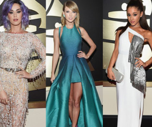 "Bóc mác" váy áo lộng lẫy của sao trên thảm đỏ Grammy 2015