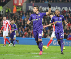 Stoke 1-4 Man City: Cơn lốc màu xanh