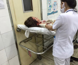 Bà xã mới cưới của Huỳnh Đông gặp tai nạn xe hơi