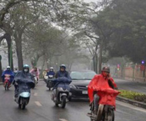 Bắc Bộ có nơi mưa vừa, mưa dông