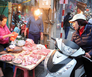 Bà nội trợ sợ xanh mắt vì giá cả thực phẩm Tết tăng phi mã