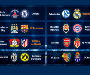 16 CLB xuất sắc nhất sẵn sàng cho vòng 1/8 Champions League