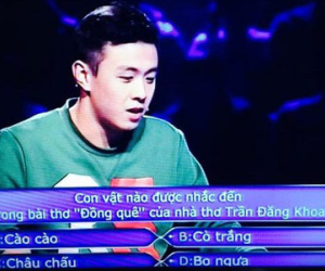 Huyme giành 14 triệu đồng trong chương trình "Ai là triệu phú" đặc biệt