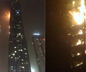 Cháy tòa chọc trời ở Dubai, hàng trăm người sơ tán