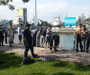 Sợ bị công an bắt, nhảy xuống kênh chết đuối