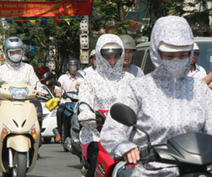 Miền Bắc có nơi nhiệt độ lên tới 34-35 độ C