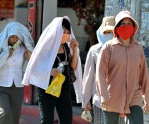 Áp thấp nóng phát triển, nhiệt độ có nơi lên đến 35 độ C