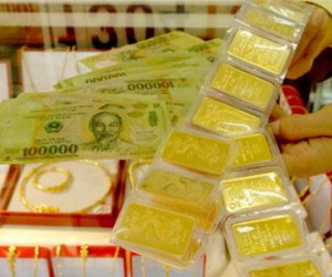 Giá vàng vọt tăng mạnh, lên 35,62 triệu đồng/lượng