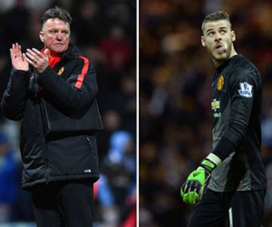 SỐC: De Gea không thèm nhìn mặt Van Gaal
