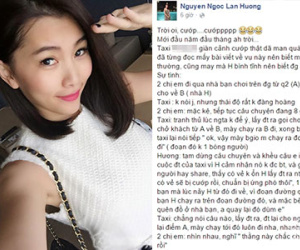 Siêu mẫu Lan Hương may mắn thoát nạn khi bị dàn cảnh cướp
