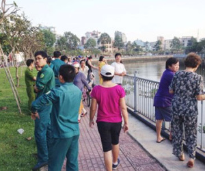 TPHCM: Tập thể dục, phát hiện xác người nổi trên kênh