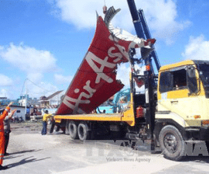 Indonesia vớt mảnh vỡ lớn cuối cùng của QZ8501