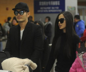 Huỳnh Hiểu Minh và Angelababy đi nghỉ tuần trăng mật sớm