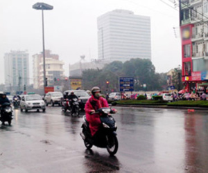 Hà Nội và các tỉnh phía Bắc mưa phùn trong hai ngày cuối tuần