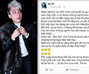 Sơn Tùng M-TP xác nhận vắng mặt trong liveshow trở lại của "The Remix"