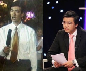 Ảnh gầy nhom của BTV Quang Minh khi mới vào nghề