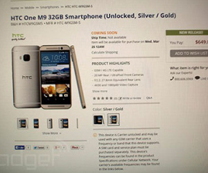 HTC One M9 lên kệ ngày 25/3, giá từ 649 USD