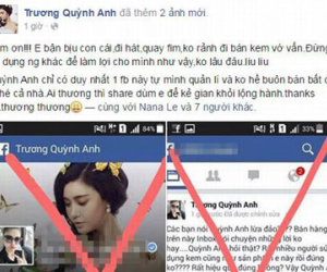 Trương Quỳnh Anh "giận dữ" vì bị lợi dụng hình ảnh