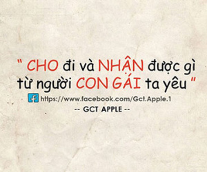 Tranh vui "Cho đi và nhận được gì từ người con gái ta yêu"