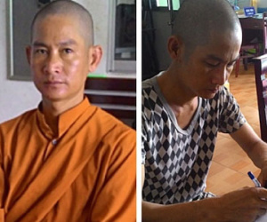 Trốn nợ cờ bạc, giả nhà sư đi khất thực