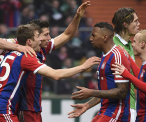 Vùi dập Bremen 4-0, Bayern băng băng về đích