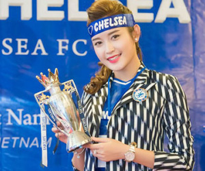 Á hậu Huyền My dự sinh nhật lần thứ 110 của Chelsea