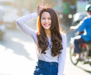 Ngất ngây trước nụ cười của hot girl Nhung Gumiho