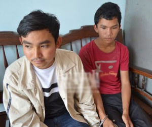 Thượng úy cảnh sát cơ động quật ngã 2 tên trộm giữa ban ngày